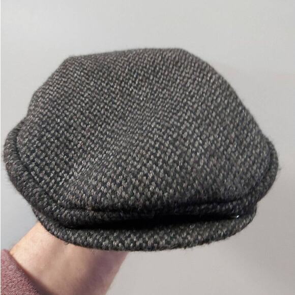 London Fog Men’s Gray Newsboy Flat Cap Ivy Hat Classic Style - Picture 1 of 6